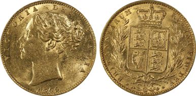 1869 Sov S-3853 AU58