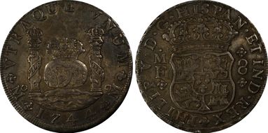 1744-Mo MF 8 R Yon-M8-44 Calico-1466 AU50