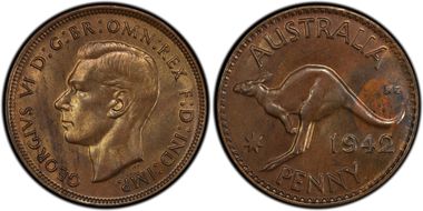 1942 Y. (p) 1D MS63BN