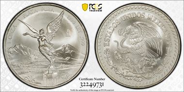 1998-Mo Onza Libertad Ag MS69