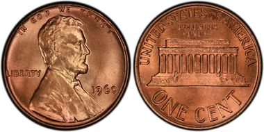 1960 1C Small Date MS67RD