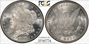 1878 8TF $1 MS65+