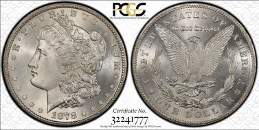 1878-CC $1 MS66