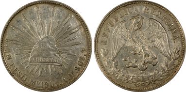 1901-Mo AM Peso KM-409.2 AU53