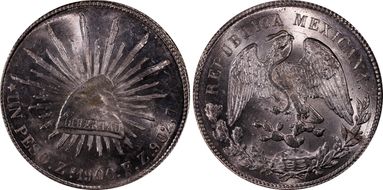 1900-Zs FZ Peso KM-409.3 MS62