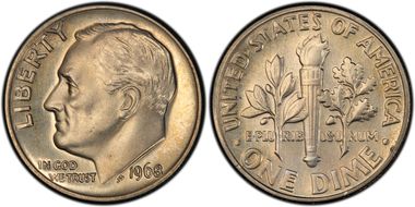 1968 10C MS67
