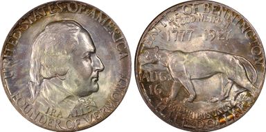 1927 50C Vermont MS66+