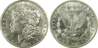1896-O $1 AU53