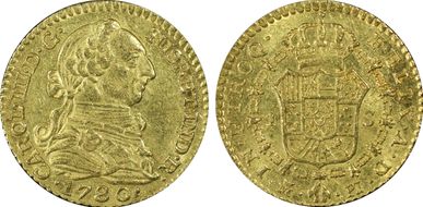 1780-M PJ Escudo Calico-1359 AU58