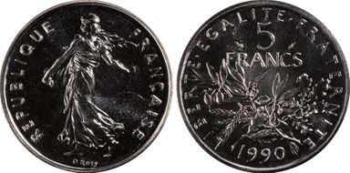 1990 5 Fr Gad-771 MS67