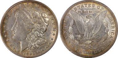 1895-O $1 AU53