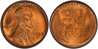 1938 1C MS67+ RD