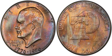 1976-S $1 Silver MS66
