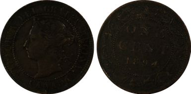 1894 1C Thick 4 XF45BN