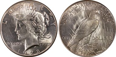 1928 $1 MS62