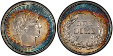 1896 10C AU55