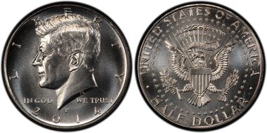2014-P 50C UNC Set 50th Anniversary First Strike SP66