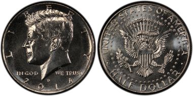 2014-D 50C UNC Set 50th Anniversary First Strike SP66
