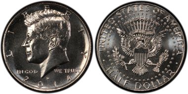 2014-D 50C UNC Set 50th Anniversary First Strike SP66