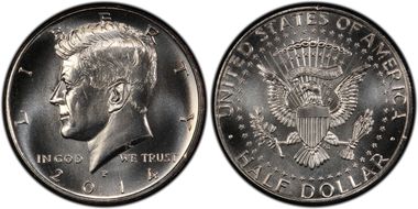 2014-P 50C UNC Set 50th Anniversary First Strike SP66