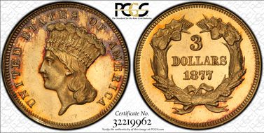 1877 $3 MS64+