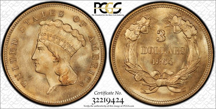 Cert 32219424 - Coin Image