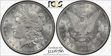 1880 $1 VAM 16 Checkmark MS63