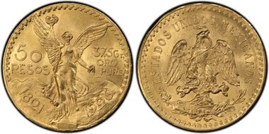1926 50 Peso KM-481  Au MS64