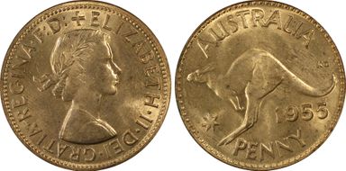 1955 (m) 1D MS63RD