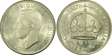 1938 Crown KM-34  Ag MS62