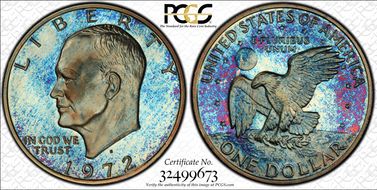 1972-S $1 Silver PR68DCAM
