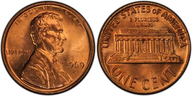 1969-D 1C No FG FS-901 MS64RD