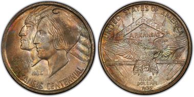 1935-D 50C Arkansas MS67