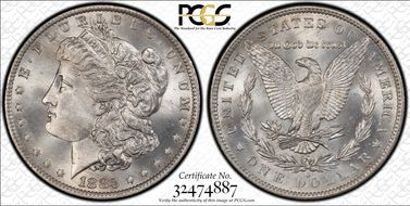1883-O $1 MS66+