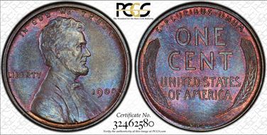 1909 VDB 1C Doubled Die Obverse MS65BN