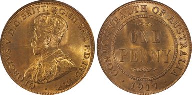 1917-I (c) 1D MS64RD