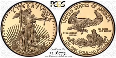 2015-W $50 Gold Eagle PR69DCAM