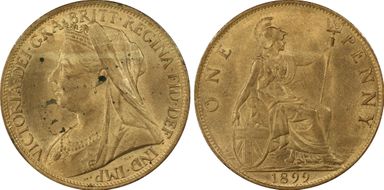1899 1D S-3961 MS63RD