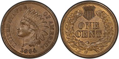 1864-L 1C RPD FS-2302, S-3 MS65BN