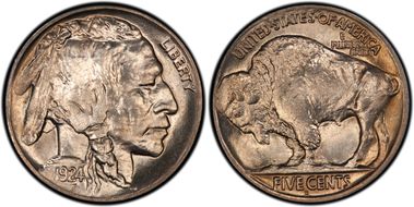 1924-D 5C MS66