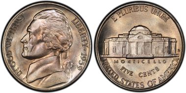 1939-D 5C Reverse of 1938 MS67FS