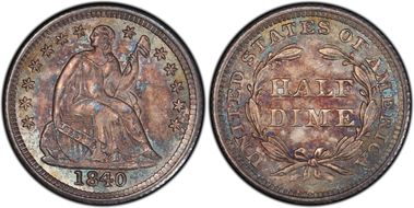 1840 H10C Drapery MS65