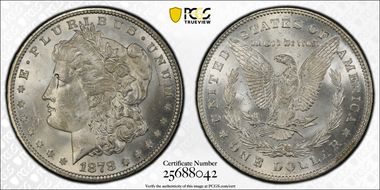 1878 7/8TF $1 Strong, VAM 36, 7/4 MS65