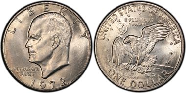 1972 $1 Type 1 MS65
