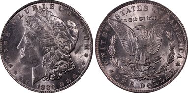1889 $1 MS62
