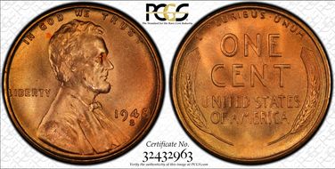 1948-S 1C MS66RD