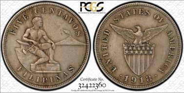 1918-S 5C Allen-4.08a RPD XF45