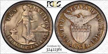 1929-M 10C Allen-8.17a RPD MS64