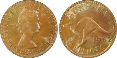 1962 Y. (p) 1D MS66RB