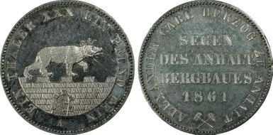 1861-A Thaler KM-88 Mining MS62
